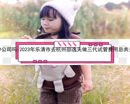 杭州有供卵代孕公司吗|2023年乐清市去杭州邵逸夫做三代试管费用总共多少？看